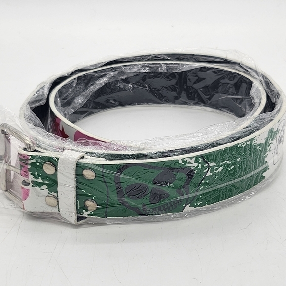 Halloween Skulls FashionBelt Size XL 46 inches NWT main image 3